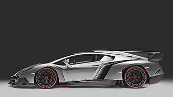 Side View, Lamborghini Veneno HD wallpaper