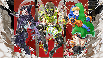 Wraith, Octane and Wattson, Wraith (Apex Legends), Octane (Apex Legends), Wattson (Apex Legends), video game, Apex Legends HD wallpaper
