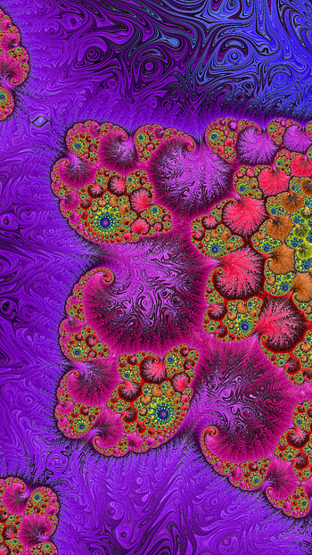 Fractal Art Trippy Psychedelic Background for Smart, Abstract, fractal HD phone wallpaper