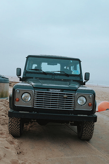 Land Rover, Cars, Lights, Car, Front View, Machine, Headlights HD phone wallpaper
