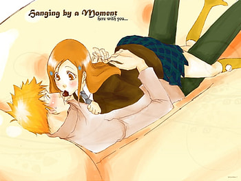 ichigo and orihime, bleach, ichigo, orihime, kun HD wallpaper