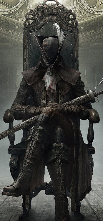 Lady Maria sitting on a chair, video game, Bloodborne HD phone wallpaper