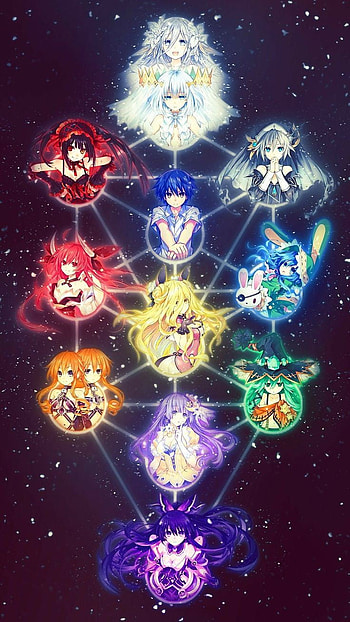 Date a live, art, anime HD phone wallpaper