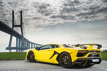 2019 Lamborghini Aventador SVJ Rear, lamborghini-aventador-svj, lamborghini-aventador, lamborghini, cars, 2018-cars HD wallpaper
