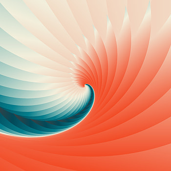 Digital art, spiral, abstract HD phone wallpaper