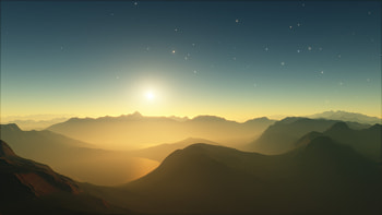 Mountain Lake Sunset , mountain, lake, sunset, nature, artist, artwork, digital-art, deviantart HD wallpaper