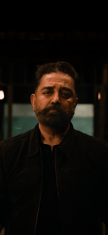 Kamal Haasan, collar, vikram HD phone wallpaper