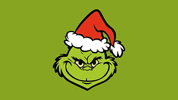 Minimal Grinch — Christmas, Green, The Grinch, Minimalist HD wallpaper
