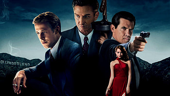 Sean Penn, Gangster Emma Stone, Josh Brolin HD wallpaper