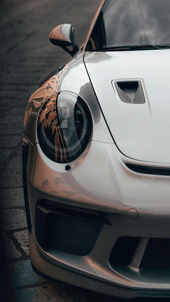 Sports, Cars, Car, Machine, Grey, Sports Car, Headlight HD phone wallpaper