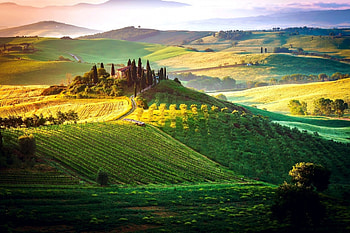 Beautiful Tuscany, Italy, Toscany, fields, Italy, Nature HD wallpaper