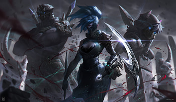 Ghost Runner Akali , akali-league-of-legends, league-of-legends, games, artstation HD wallpaper