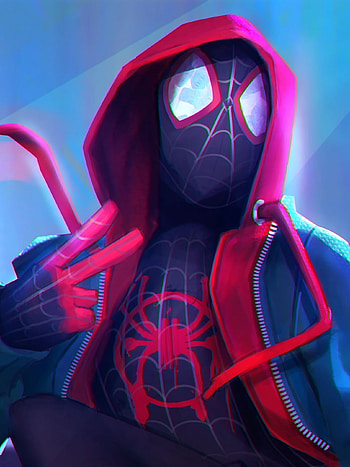 Miles Morales Spider-Man, PC , resolution, Spectacular art HD phone wallpaper