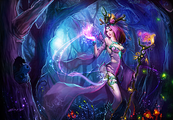 LeBlanc League Of Legends, league-of-legends, games, artist, artwork, digital-art, fantasy-girls HD wallpaper