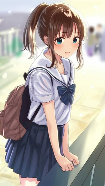 Anime, guzel, kiz HD phone wallpaper