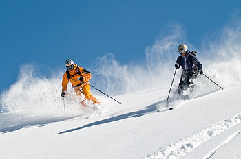 Ski tour, Walser Hammerspitze, Kleinwalsertal, Alpine skiing HD wallpaper