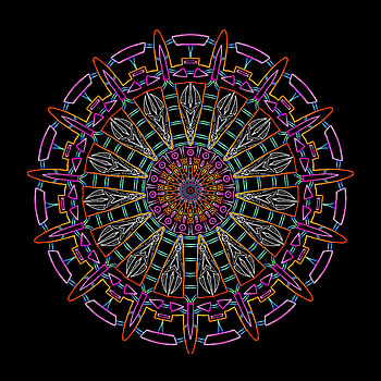 Abstract, Pattern, Form, Forms, Mandala HD phone wallpaper