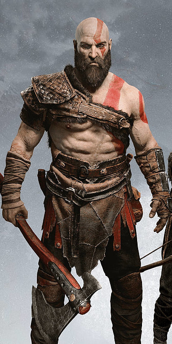 Kratos (God Of War), video game, God of War (2018) HD phone wallpaper