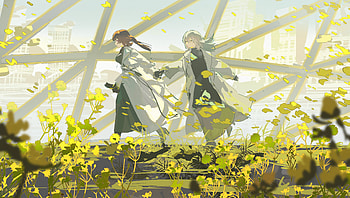 Kafka & Stelle in Bloom - Honkai: Star Rail Ultra, Kafka (Honkai: Star Rail), Stelle (Honkai: Star Rail), Honkai: Star Rail HD wallpaper