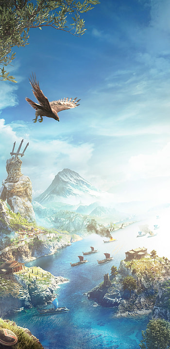 Assassin's Creed Odyssey — Aegean Horizon, video game, Assassin's Creed Odyssey HD phone wallpaper