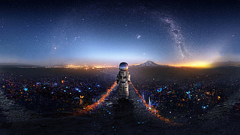 Astronaut Creative Artwork Deviantart, astronaut, artwork, artist, digital-art, deviantart HD wallpaper