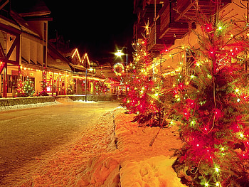 spangled street , street, spangled HD wallpaper
