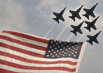Blue Angels-Flag, usa, jets HD wallpaper