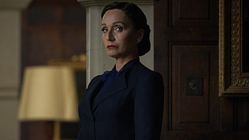 Kristin Scott Thomas, Netflix movie, Rebecca remake, Hitchcock-inspired project HD wallpaper