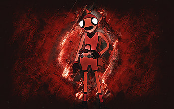 Fortnite Carnage Toona Fish Skin, Fortnite, main characters, red stone background, Carnage Toona Fish, Fortnite skins, Carnage Toona Fish Skin, Carnage Toona Fish Fortnite, Fortnite characters HD wallpaper