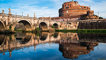 Mausoleum of Hadrian, Rome HD wallpaper