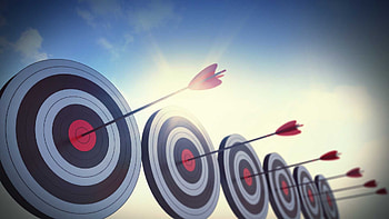 Target symbol, Bullseye visualization, Precision focus, Goal setting HD wallpaper