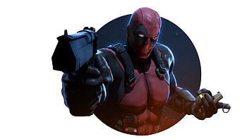 Deadpool With Gun , deadpool, superheroes, gun HD wallpaper