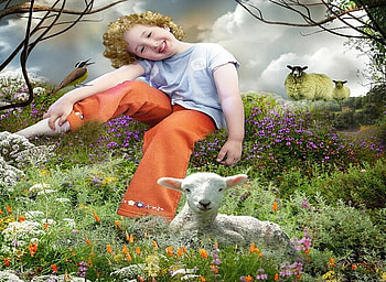My world of dreams, kids, dreams, fantasy HD wallpaper