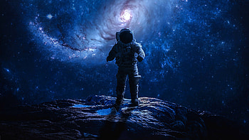 Astronaut Lost in Space , Artist , , and Background HD wallpaper