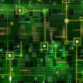 chip, grid, background, black, green, line, circuit HD phone wallpaper