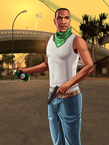 Carl Johnson, Grand Theft Auto: San Andreas HD phone wallpaper