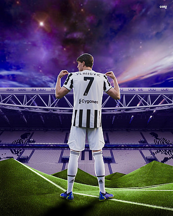 DUSAN VLAHOVIC, atmosphere, soccer, sports, football HD phone wallpaper