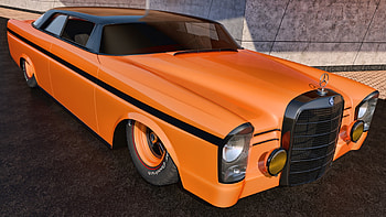 1961 Mercedes, custom, auto, car, mercedes HD wallpaper