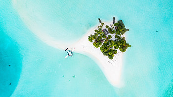 Maldives Island Aerial, nature, maldives, island, aerial, beaches, landscape HD wallpaper