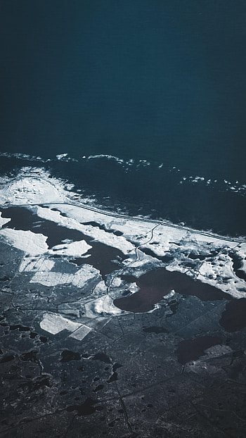 Nature, Sea, Ice, Snow, Frozen, Ice Floes HD phone wallpaper