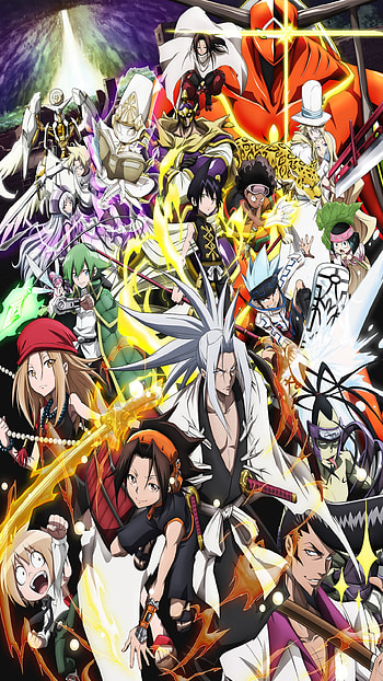 el rey chaman, espiritus, rey chaman, duelo de chamanes, almas, anime HD phone wallpaper