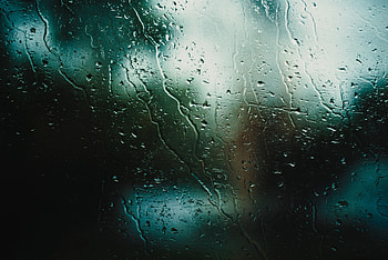 Rain, Drops, Macro, Wet, Glass HD wallpaper