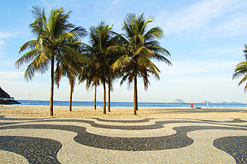 Beach paradise, Copacabana beauty, Top , Tropical haven HD wallpaper