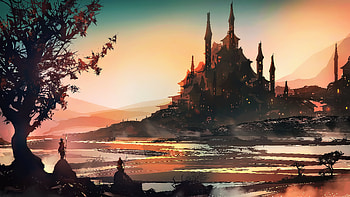 Fantasy Art Landscape Concept Art , fantasy, artist, artwork, digital-art, concept HD wallpaper