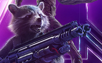 Rocket Raccoon, 2018 movie, Superheroes Avengers, Infinity War HD wallpaper