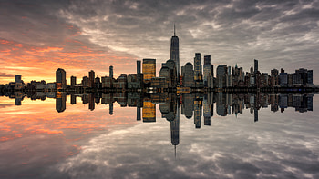 Manhattan Skyline, New York HD wallpaper