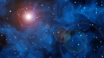 Nebula, Lens Flare HD wallpaper