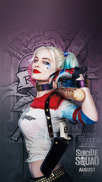 Suicide Squad, Poster-worthy , Artistic film representation, Harley Quinn HD phone wallpaper