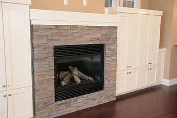Interior, Miscellanea, Miscellaneous, Glass, Fireplace, Example HD wallpaper