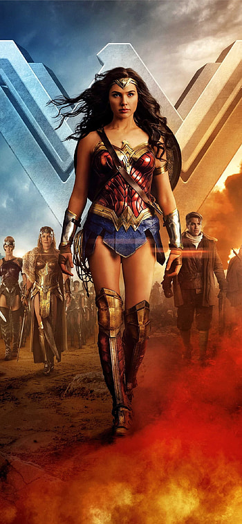 Logo, Wonder Woman HD phone wallpaper